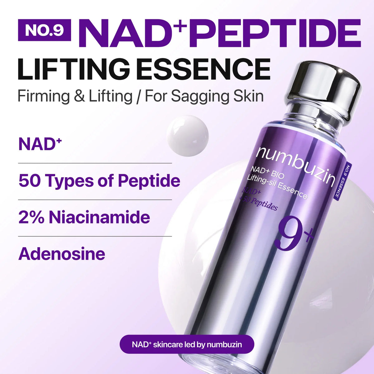 Korean Nad+ 50 Peptide Lifting Essence